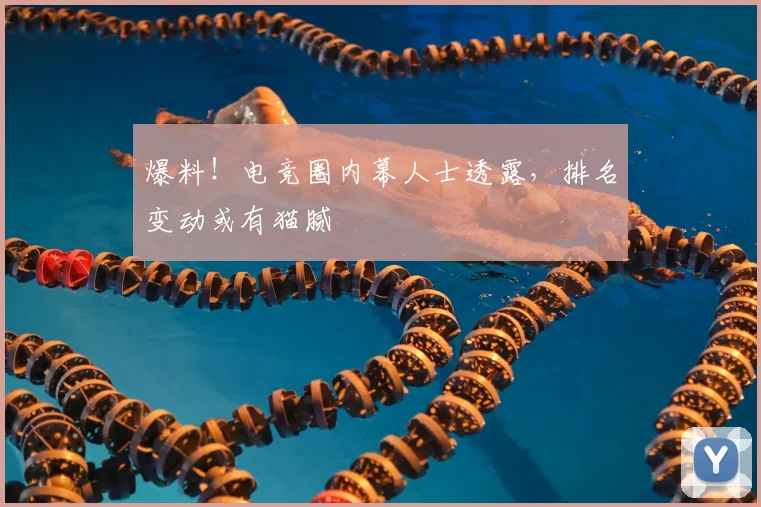 爆料！电竞圈内幕人士透露，排名变动或有猫腻